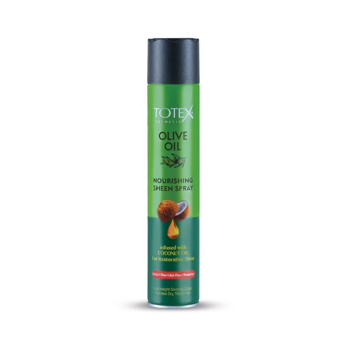 Toxè Sheen Spray Huile d'Olive | Infusé à la Cire d' Abeille pour un Éclat Extraordinaire | Nourrit, Adoucit, Combattant