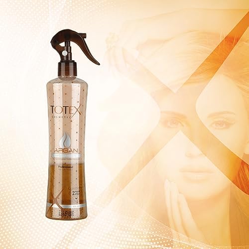 SOIN AFTER-SHAMPOOING TOTEX 2 PHASES ARGAN | Conditionneur Sans Rinçage Parfait | Démêlant, Nourrissant et Hydratant 400