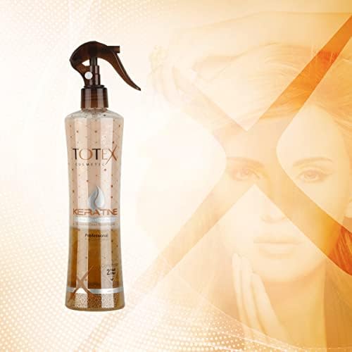TOTEX Sprayı Après-Shampooing 2_Phases Keratine | Shampooing Conditionneur Sans Rinçage Keratine | Conditionneur Lissant
